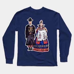 Korean Wedding in Hanbok Long Sleeve T-Shirt